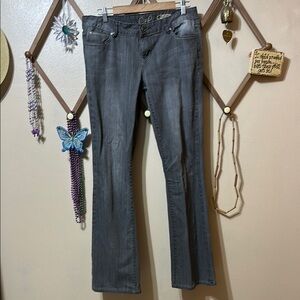 Chip & Pepper Gray Boot Cut Jeans Sleek Fit